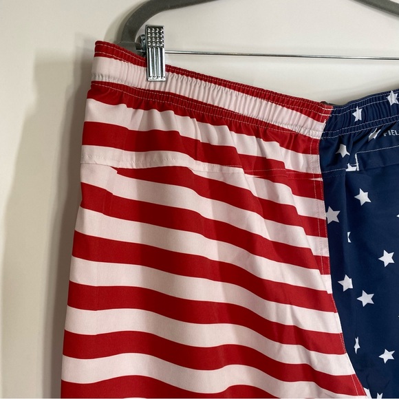Field & Stream Mens American Flag Swim Shorts Size XL USA Patriotic Trunks - Picture 7 of 14